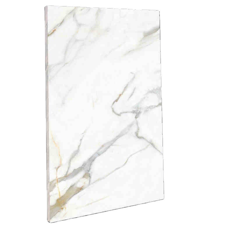 Белый и золотой 900x1800 мм Rock Surface Porcelain Tiles For Modern Decor